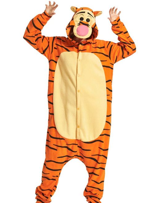 AooToo Halloween Onesie Costume Animal Cosplay Pajamas Unisex