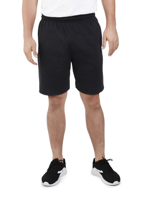 Fruit of the Loom Men?s Dual Defense UPF Jersey Shorts with Pockets, 2 Pack