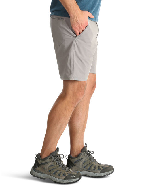 Wrangler Men's Flat Front Shorts Outdoor Back Elastic