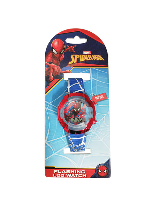 Marvel Spiderman Kid's LCD Watch w/Light Up
