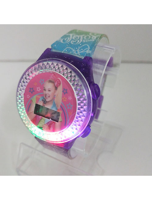 JoJo Siwa Girl's Purple Digital Light Up Watch