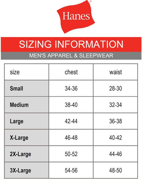 Hanes Men's and Big Men's ComfortWash Short Sleeve Tee, Up To Size 3XL