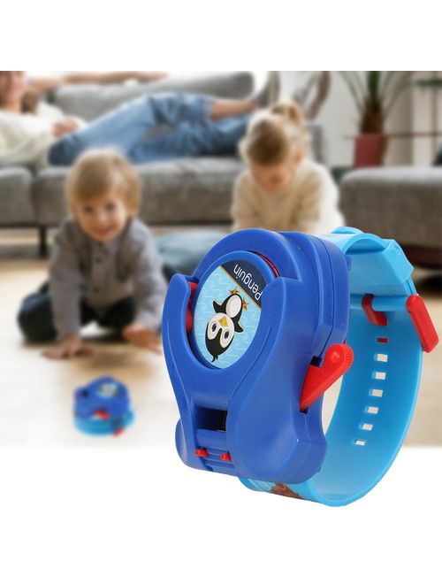 Zaqw Sealife Animals Discs&Digital Watch Fun Disc Shooter Play Watch for Children Kids Toy,Discs Launcher Watch, Digital Watch