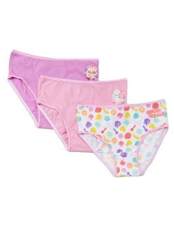 Num Noms, Girls Underwear, 3 Pack Panties (Little Girls & Big Girls)