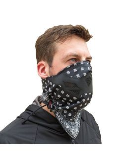 Half Face Mask for Cold Winter Weather. Use this Half Balaclava for Snowboarding, Ski, Motorcycle. (Many Colors)