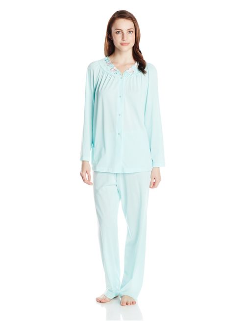Shadowline Women's Petals Long Sleeve Pajama