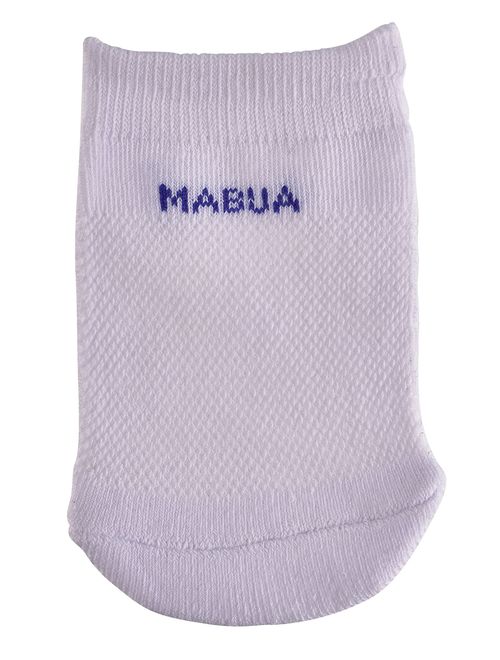 Mabua Anti-slip Breathable Half Toe No Show Socks, 5 Pairs