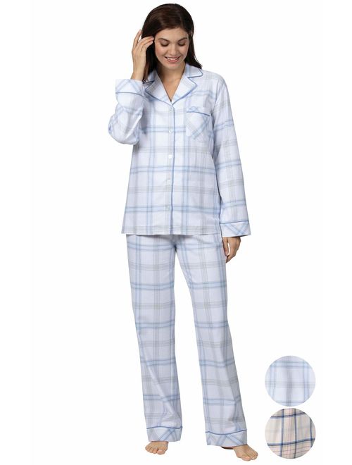 Addison Meadow Flannel Pajamas Women - Women Flannel Pajamas, Boyfriend, Plaid