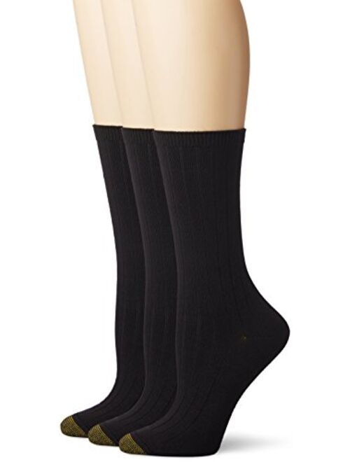 Gold Toe Women's Ultra Soft Verona Crew Socks, 3 Pairs