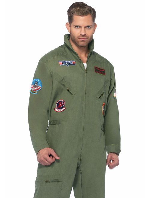 Leg Avenue Men's Top Gun Flight Suit Costume