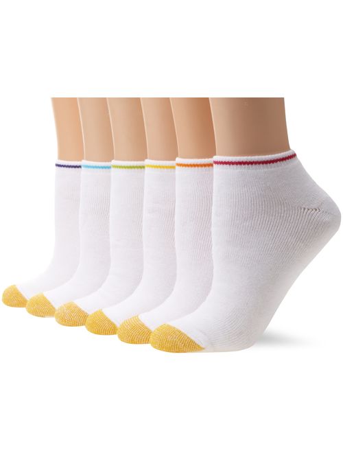 Gold Toe Women's Plus-Size 6 Pair Pack Liner Socks