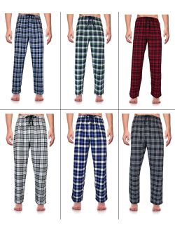RK Classical Sleepwear Men's 100% Cotton Flannel Pajama Pants