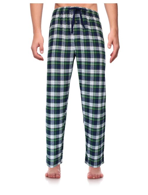 RK Classical Sleepwear Men/’s 100/% Cotton Flannel Pajama Pants,