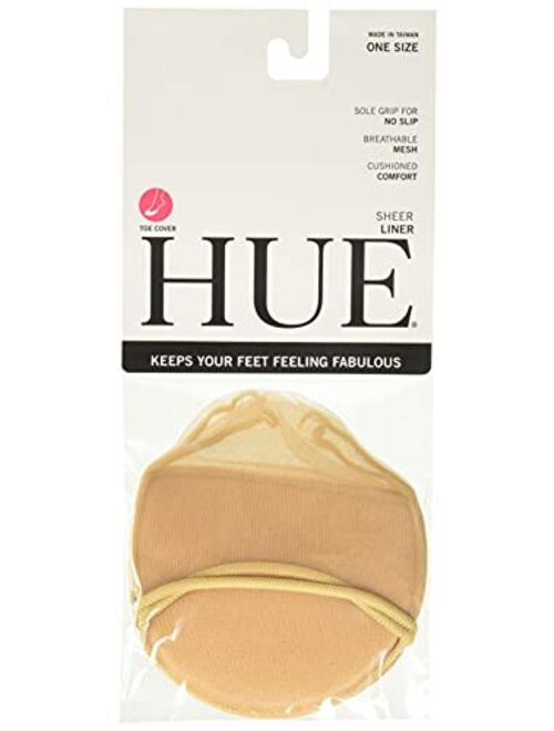 HUE Perfectly Bare Sheer Toe Cover (Pack of 3)
