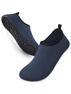 SIMARI Womens and Mens Quick-Dry Aqua Socks Barefoot for Outdoor Beach Swim Sports Yoga Snorkeling Water Shoes SWS002