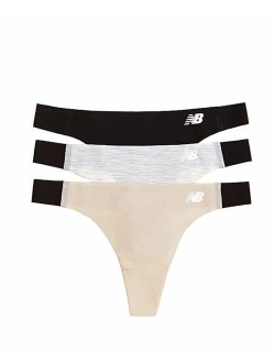 Womens Laser Thong Panty 3-Pack