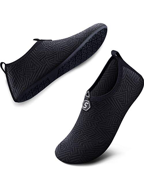 SEEKWAY Men Women Water Shoes Barefoot Quick-Dry Aqua Socks Lightweight for Outdoor Sports Swim Beach Yoga Surf Pool SK002