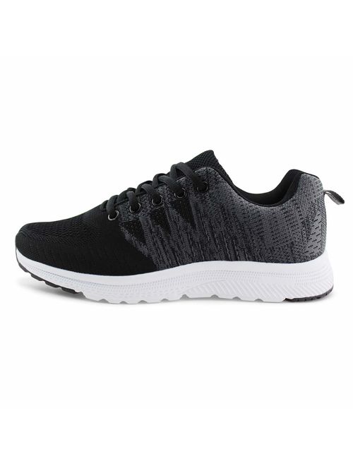 Jabasic Women Casual Breathable Running Sneakers Lightweight Tennis Shoes