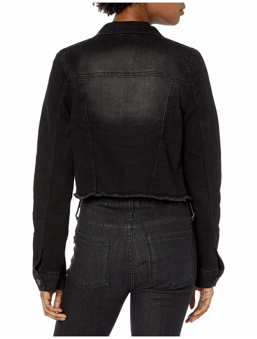 dollhouse Women's Size Dark Plus Denim Jacket