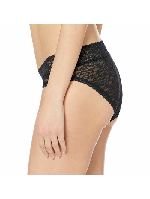 Amazon Essentials Women's 4-Pack Lace Stretch Bikini Panty