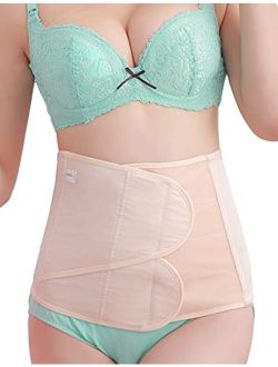 Picotee Women Postpartum Belly Band Girdle Belly Wrap Abdominal Binder C section C-section Recovery Postnatal Support Belt