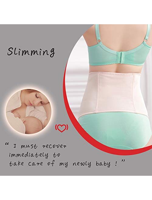 Picotee Women Postpartum Belly Band Girdle Belly Wrap Abdominal Binder C section C-section Recovery Postnatal Support Belt