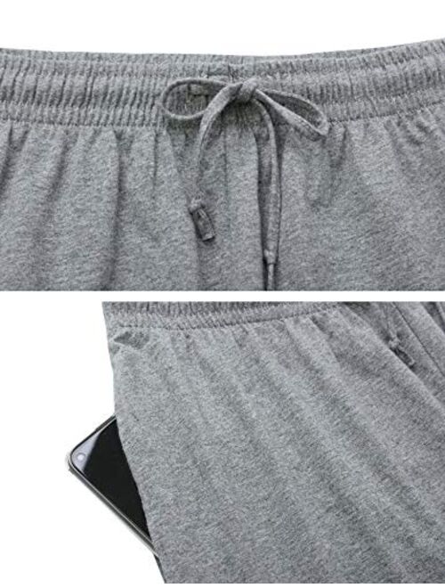 Hawiton Men's Pajama Pants Set 100% Cotton Long Sleeve Sleepwear Lounge