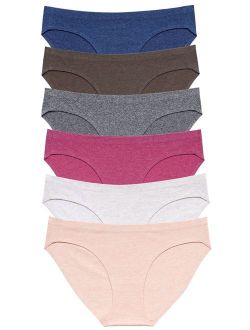 Wealurre Viscose Cotton Bikini Women's Breathable Panties Seamless Comfort Underwear