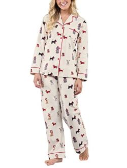 Flannel Pajamas Women Soft - Women's Flannel Pajamas, Pet Lover