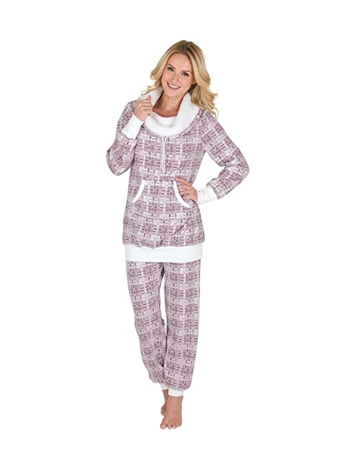 PajamaGram Soft Fleece Pajamas Women - Womens Pajama Sets