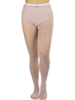 ToBeInStyle Women's Sexy Seamless Fishnet Full Footed Panty Hose Tights Hosiery