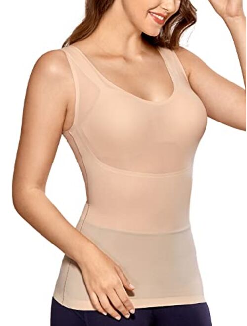 DELIMIRA Women's Tummy Control Shapewear Smooth Body Shaping Camisole Tank Tops