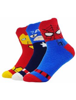 JJMax Women's Superheroes and Villains Cute Cartoon Hero Socks Set