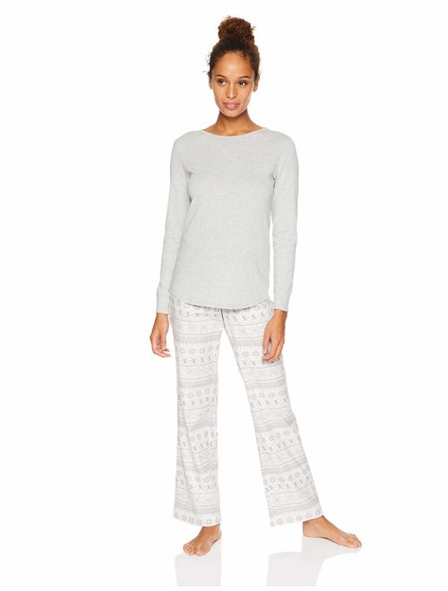 Amazon Essentials Women's Lightweight Flannel Pajama Set