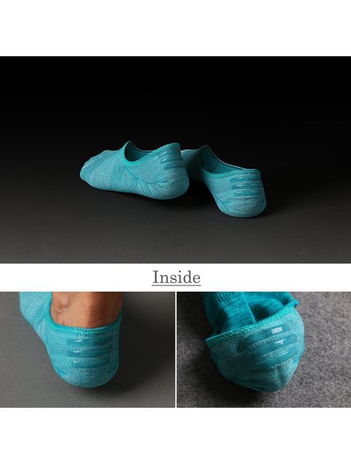 IDEGG Women's and Men's Socks 10 Pairs Low Cut Anti-Slid Athletic Casual Cotton Socks