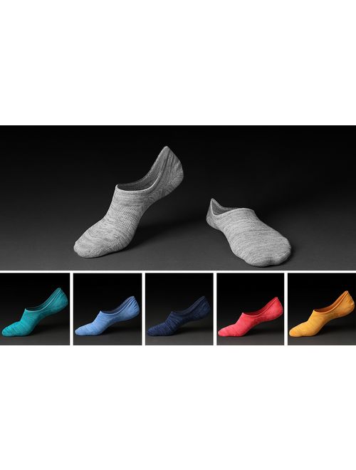 IDEGG Women's and Men's Socks 10 Pairs Low Cut Anti-Slid Athletic Casual Cotton Socks
