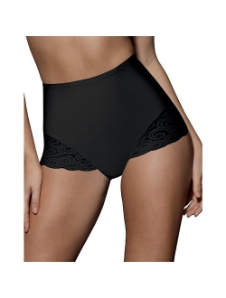 Womens Firm Control Shapewear Brief with Lace Fajas 2-Pack DFX054