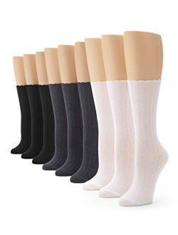 Women's Scallop Pointelle Sock 3-Pack