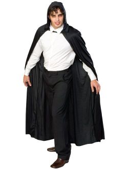 Men's Full Length Hooded Cape Costume Accessory