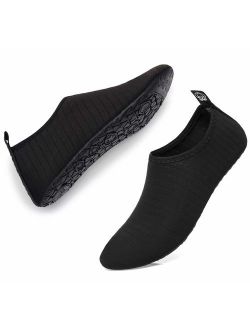 METOG Men Women Water Shoes Quick-Dry Aqua Socks BarefootSlip-on for Sport Beach Swim Surf Yoga Exercise