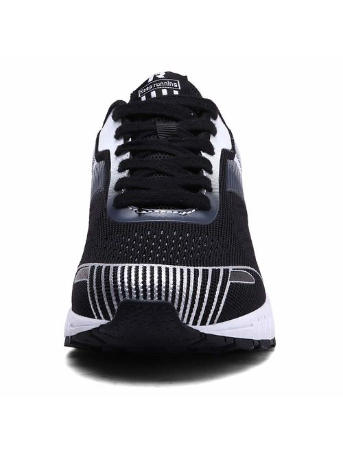 Ahico Sneakers Running Shoes Air Cushion Women Tennis Shoe Lightweight Fashion Walking Breathable Athletic Training Sport for Womens