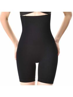 MissPretty Shapewear for Women Tummy Control Shorts High Waist Panty Mid Thigh Body Shaper Bodysuit Shaping