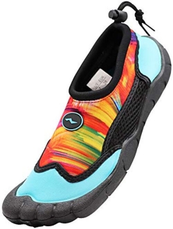 NORTY Womens Aqua Shoes - Ladies Quick Drying Water Sports Socks for Beach Pool Boating Swim Surf