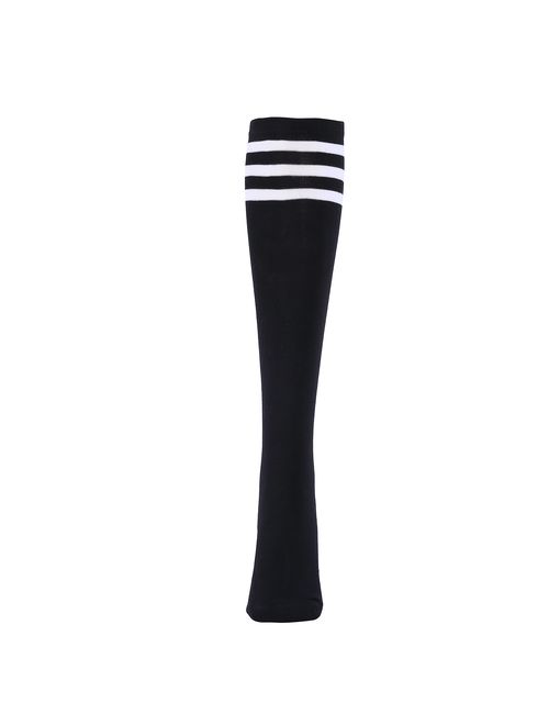 Women's Three Stripes Knee High Striped Socks