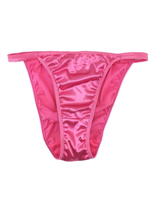 Colorful Star 5 Pack Women's Sexy Satin Panties