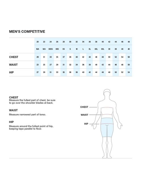 Speedo Men Race Endurance+ Polyester Solid Square Leg Swimsuit