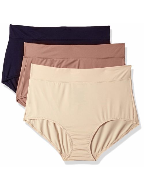 Warner's Women's No Pinching No Problems with Lace Hi-Cut 3 Pack Panties