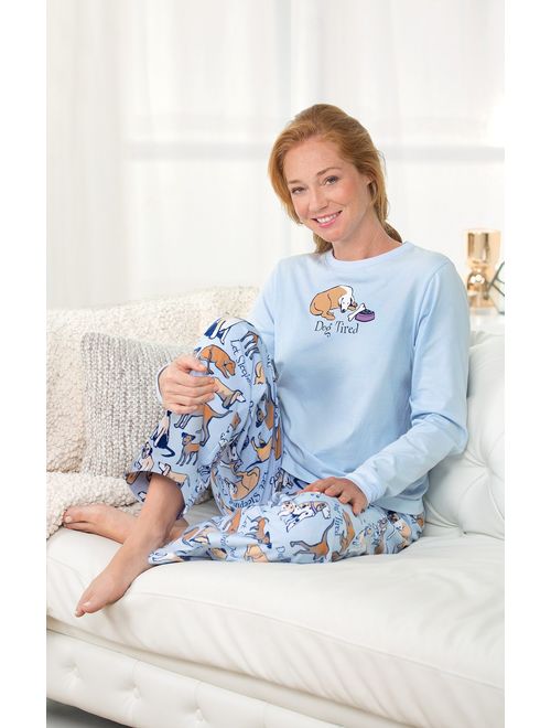 PajamaGram Dog Pajamas for Women - Christmas Pajamas Women Flannel