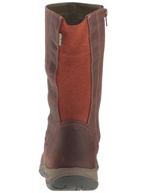KEEN Women's Presidio II Waterproof Mid Calf Boot, Tortoise Shell, 8.5 M US