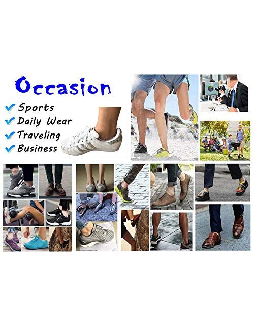 Copper Infused No Show Socks for Men and Women Non-slip Moisture Absorption Low Cut Socks 3,6,9 Pack-White, Gray, Black